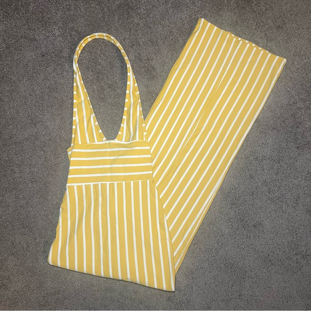 GSUWOO striped halter dress